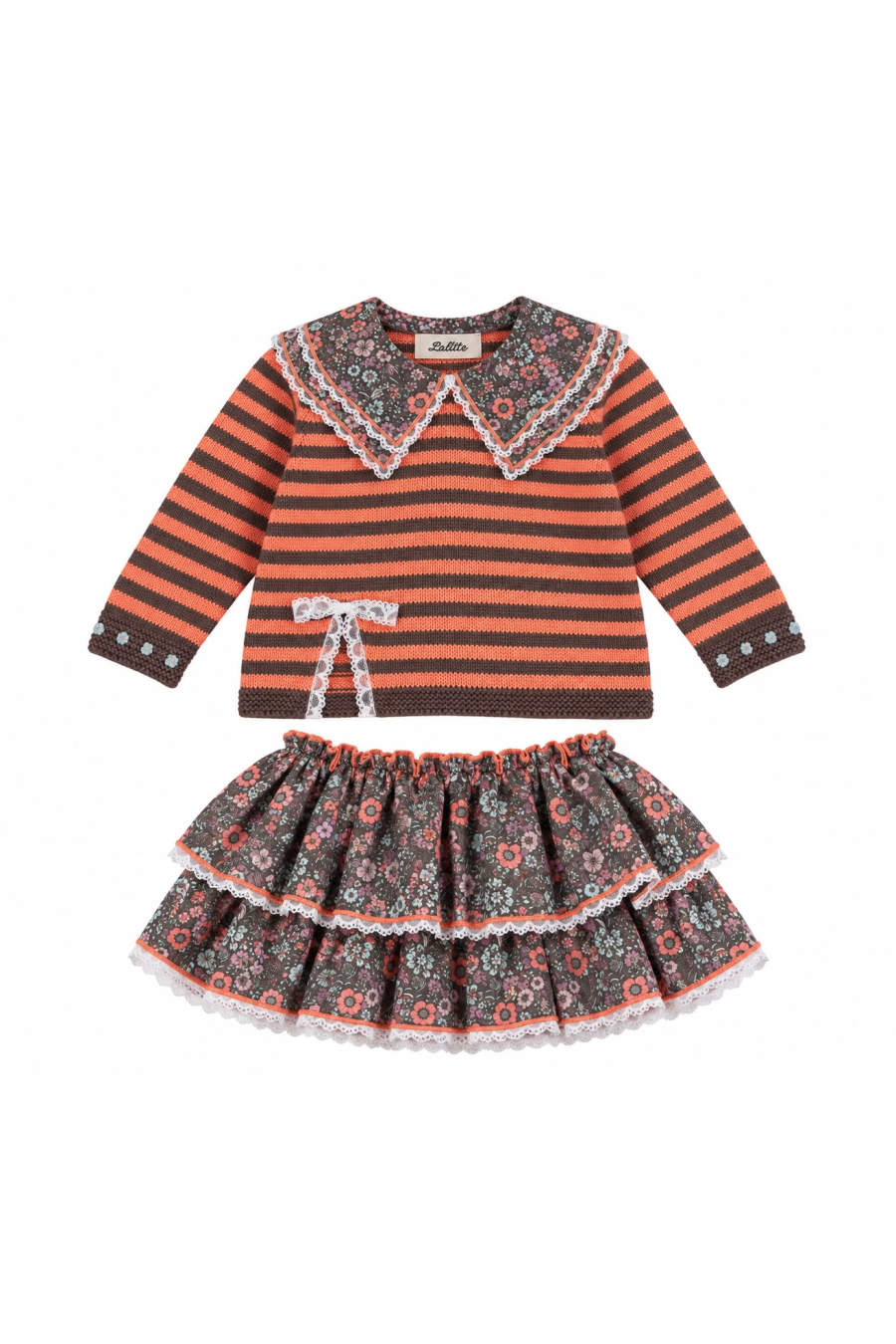 Lolittos Jubon A+Cubre Falda Nectarina
