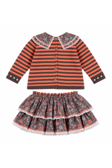 Lolittos Jubon A+Cubre Falda Nectarina