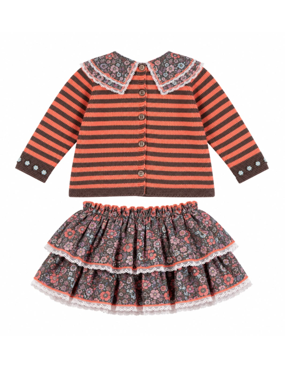Lolittos Jubon A+Cubre Falda Nectarina
