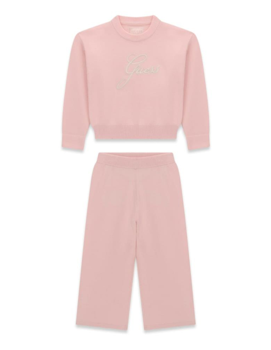 Guess G Set: Hooded Ls Sweater Top+ Sw