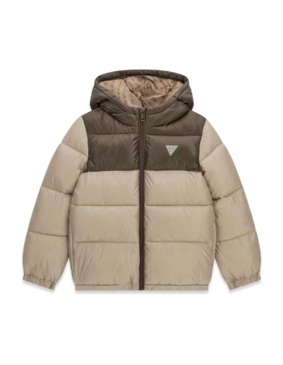 Guess B Polyester Hooded Ls Puffer Jac