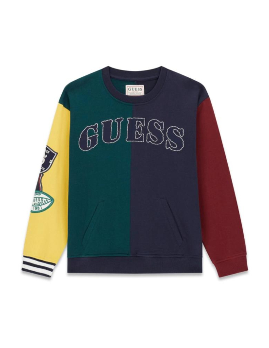 Guess B Oversize Colorblock Ls Active