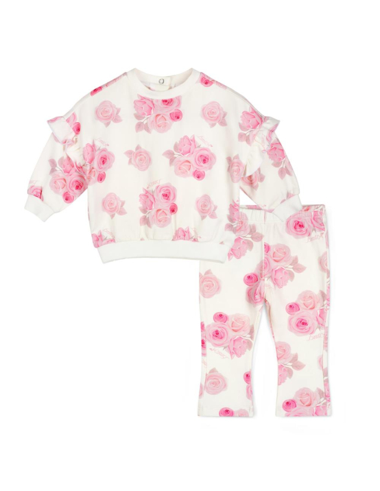 Little A Rose Print Tracksuit