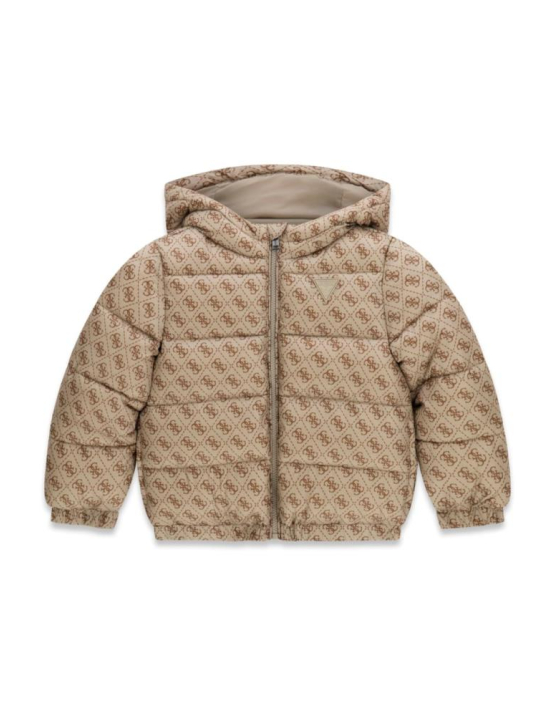 Guess B Polyester Hooded Ls Puffer Jac - PMNE