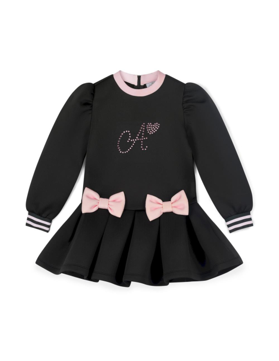 A-Dee Contrast Bow Dress