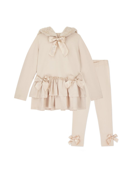A-Dee Fur Hood Legging Set