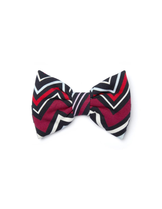 A-Dee Chevron Print Bow Hairclip