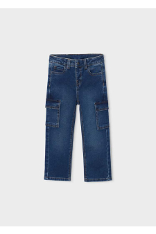 Mayoral Calça Soft Denim Cargo