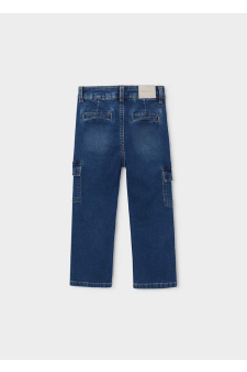Mayoral Calça Soft Denim Cargo