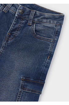 Mayoral Calça Soft Denim Cargo