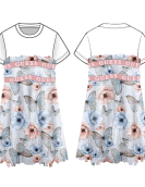 Guess Vestido Butterfly Collage
