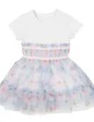 Guess Vestido Misto Tulle