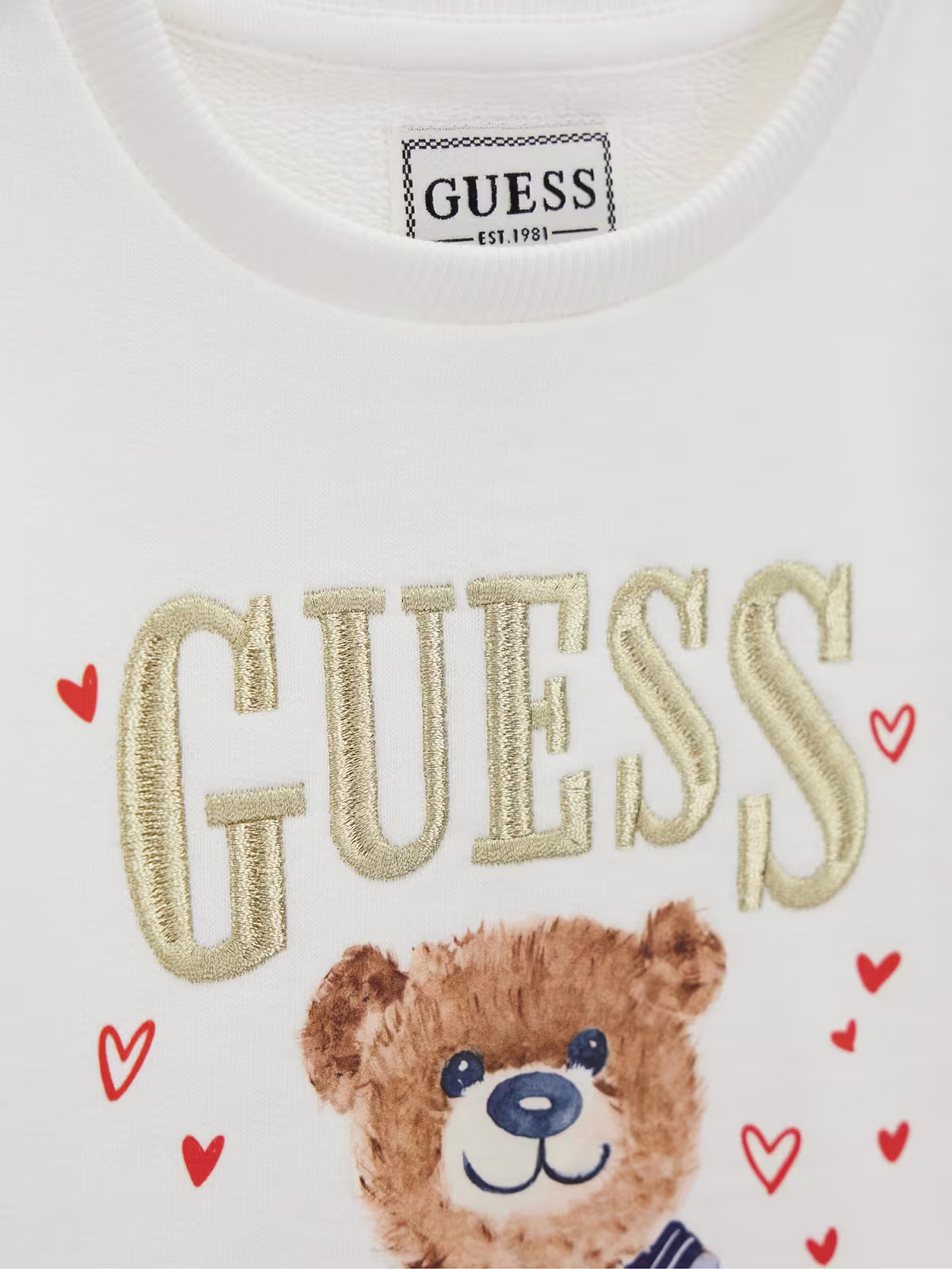 Guess Vestido Bordado Terry