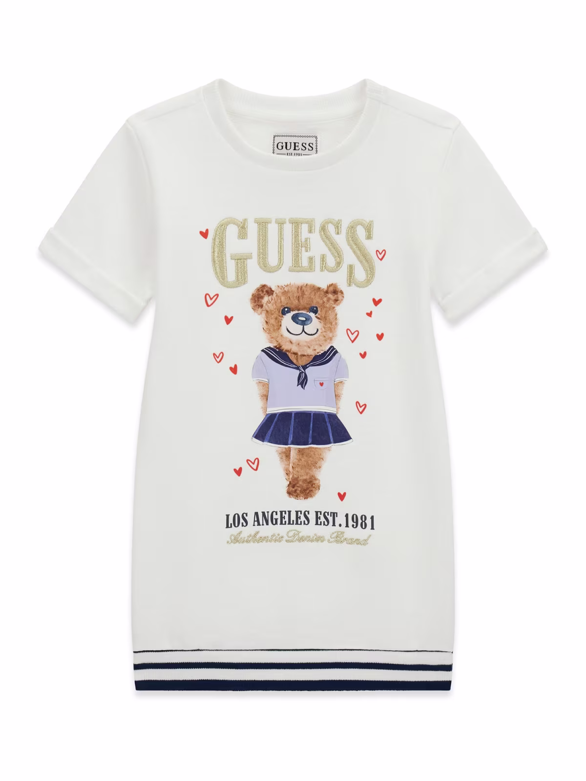 Guess Vestido Bordado Terry